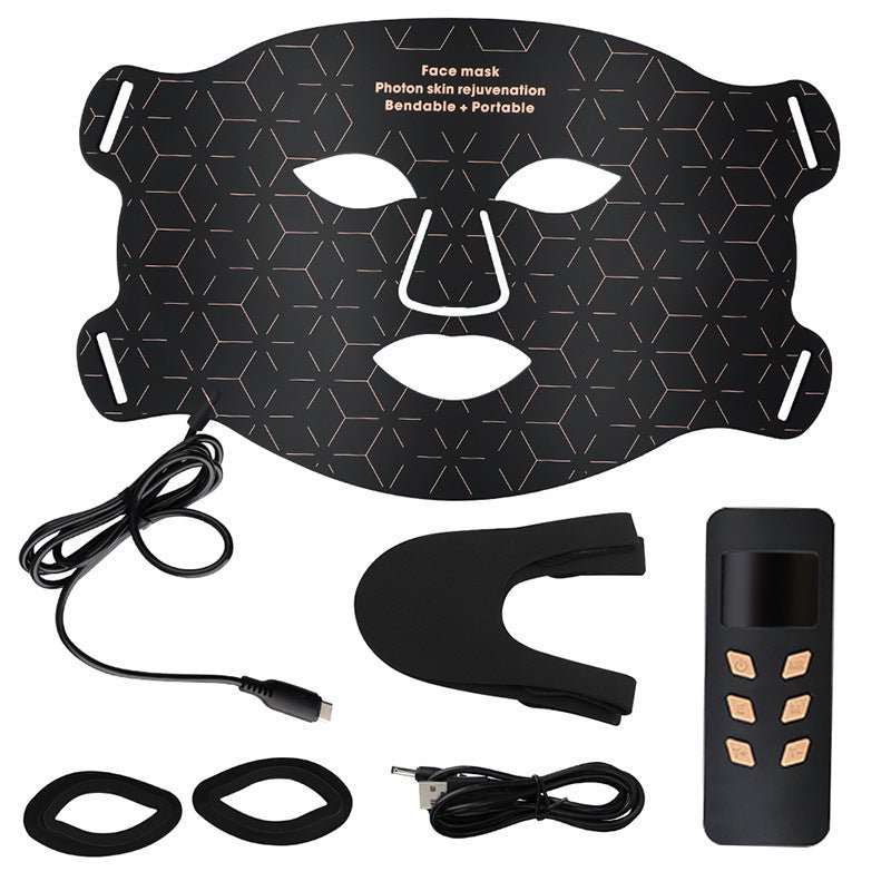 Facial Red Light Therapy Mask – 630nm & 850nm LED Anti-Aging Treatment - Auraskinn