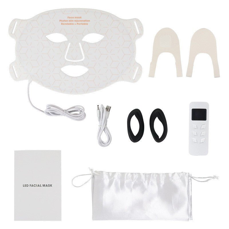 Facial Red Light Therapy Mask – 630nm & 850nm LED Anti-Aging Treatment - Auraskinn