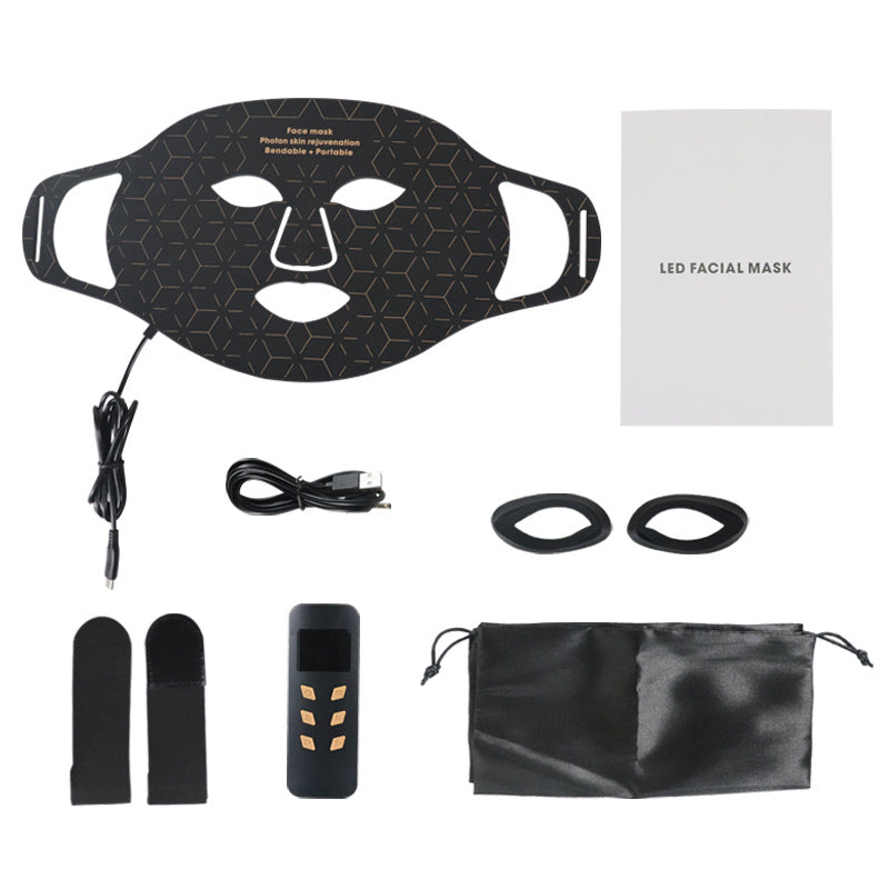 Facial Red Light Therapy Mask – 630nm & 850nm LED Anti-Aging Treatment
